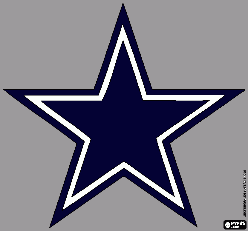 dallas cowboys coloring page