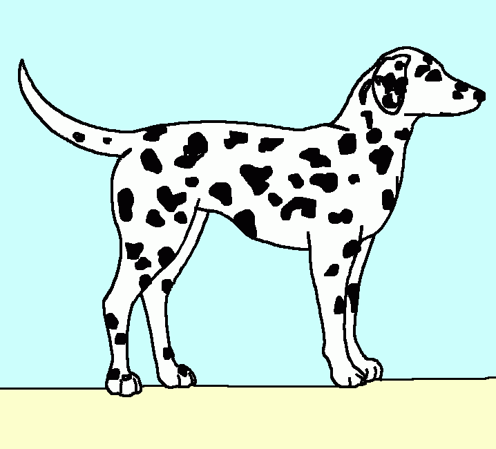 dalmation coloring page