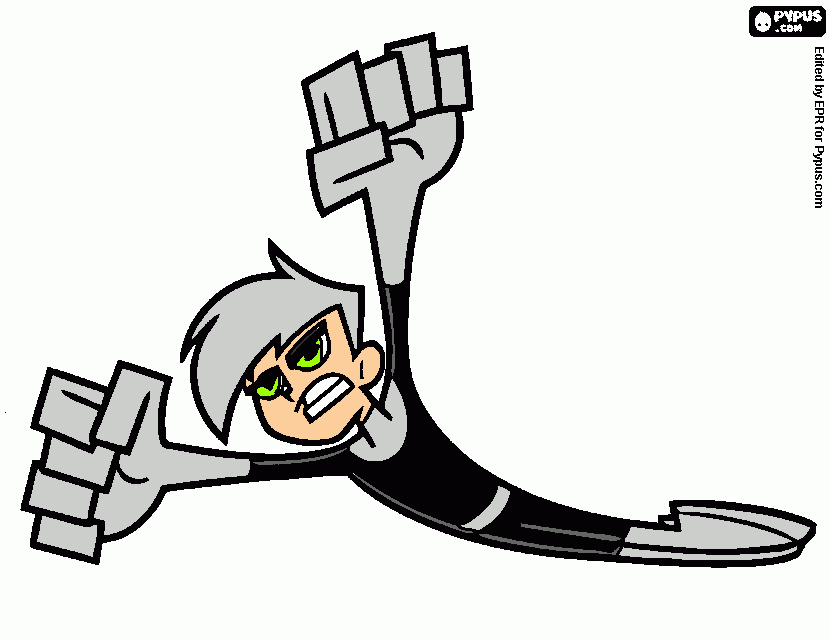 Danny Phantom coloring page