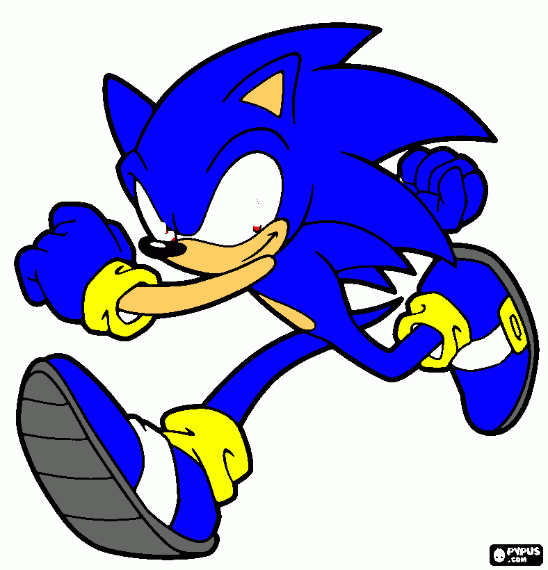 darkspine sonic coloring page