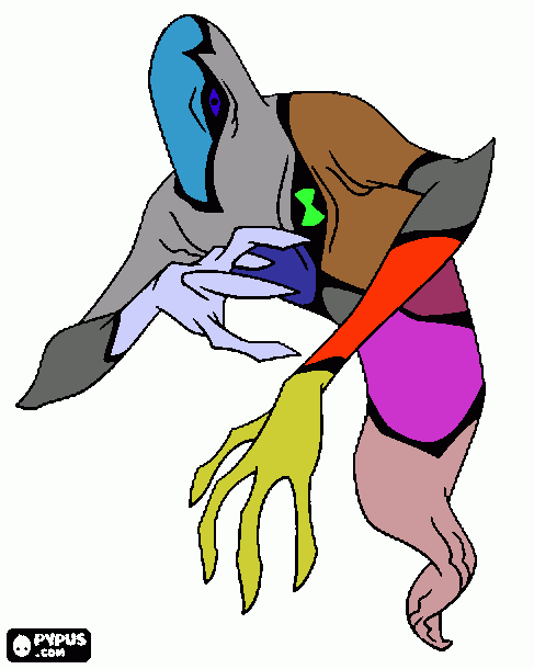 den coloring page