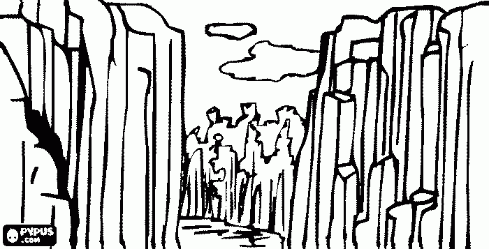  Desert coloring page