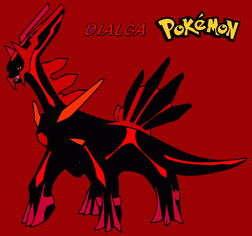 dialga coloring page