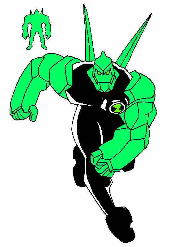 diamondhead coloring page