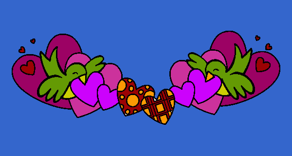 dibujo de palomas coloring page