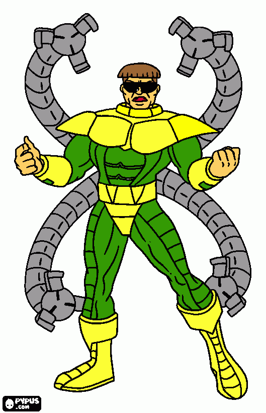 Doc Ock Color 2 coloring page