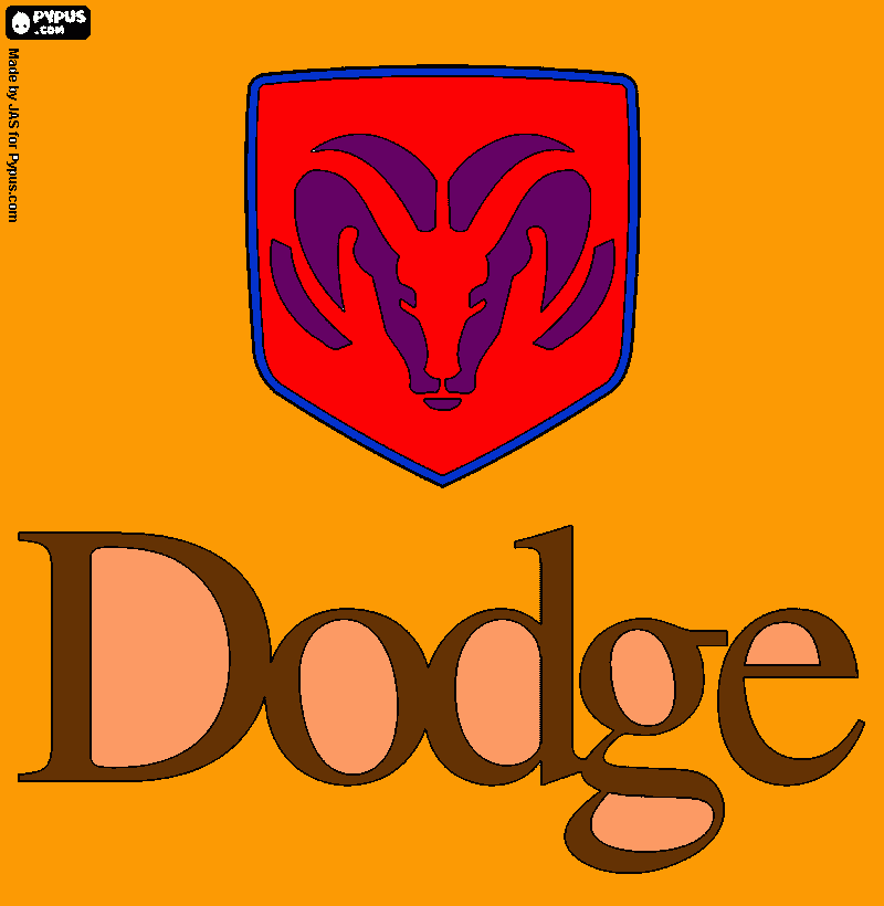 dodge truck coloring page