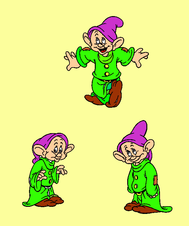 Dopey coloring page