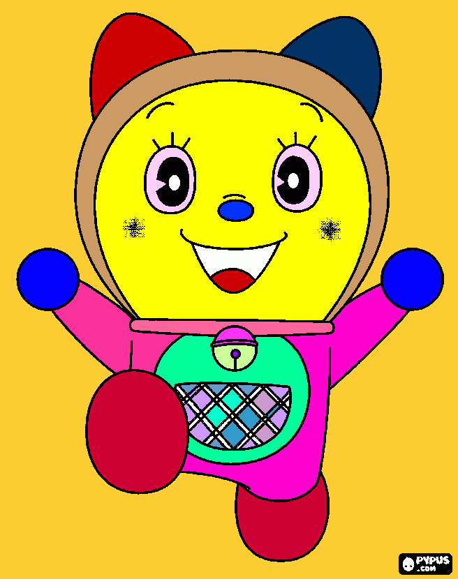 doraemee coloring page