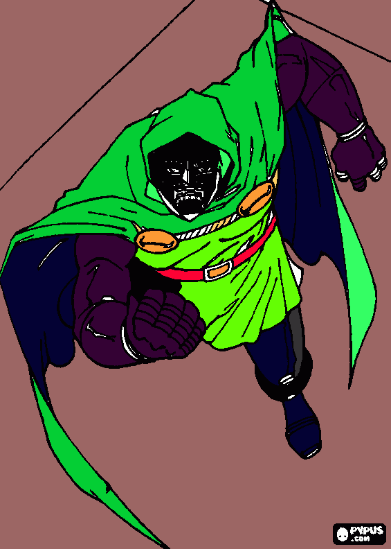 Dr. Doom coloring page