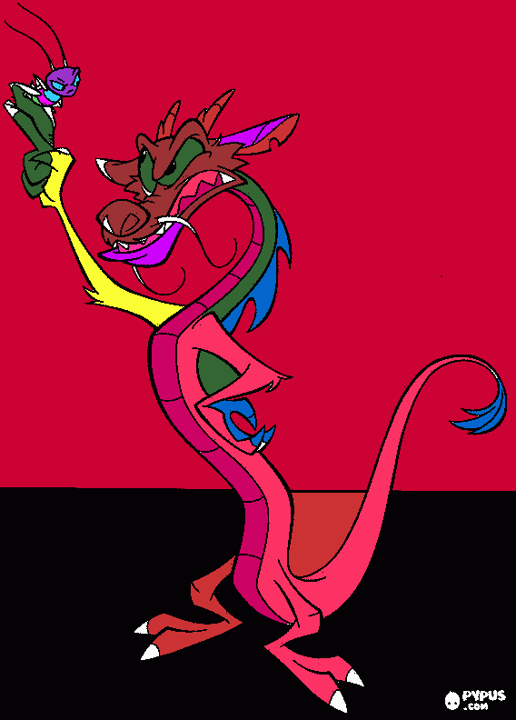 dragen coloring page