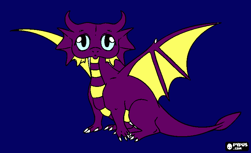 dragon 4 fantasa high coloring page