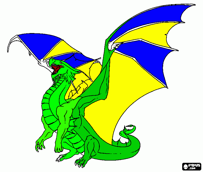 dragon halloween coloring page