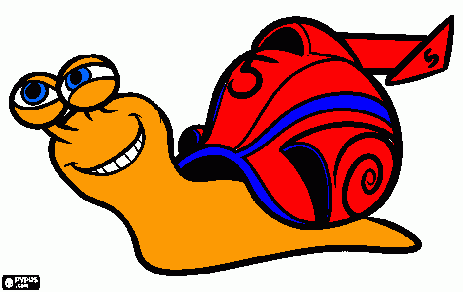 dreamworks TURBO coloring page