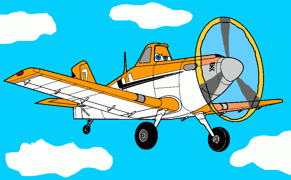 dusty crophopper coloring page