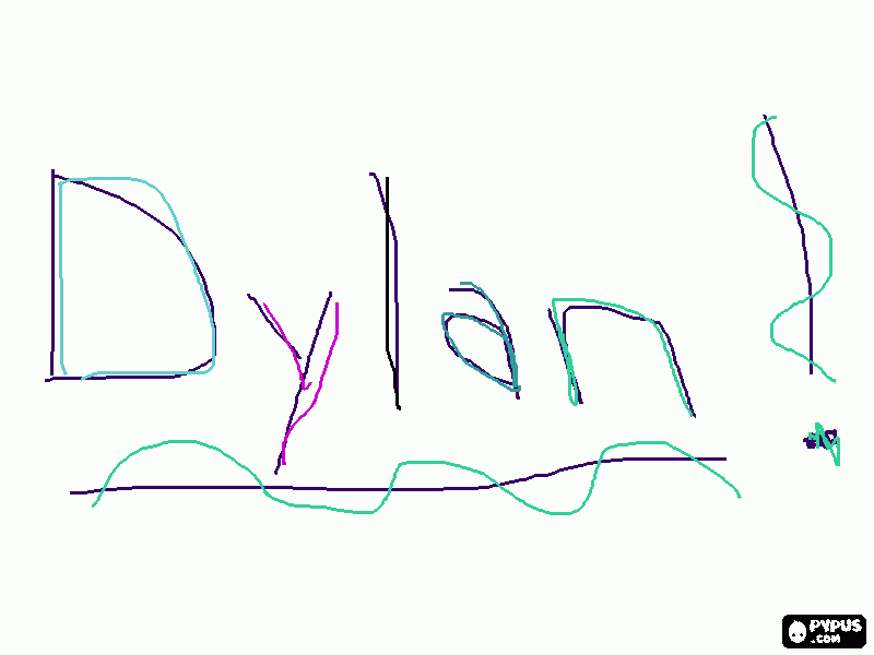 Dylan coloring page