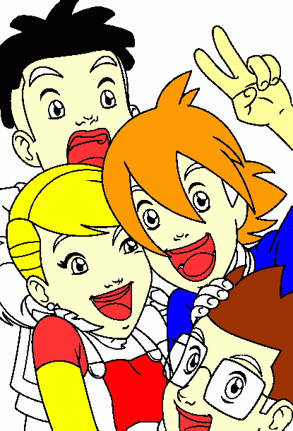 Džesika Lukas Tobi Nik coloring page