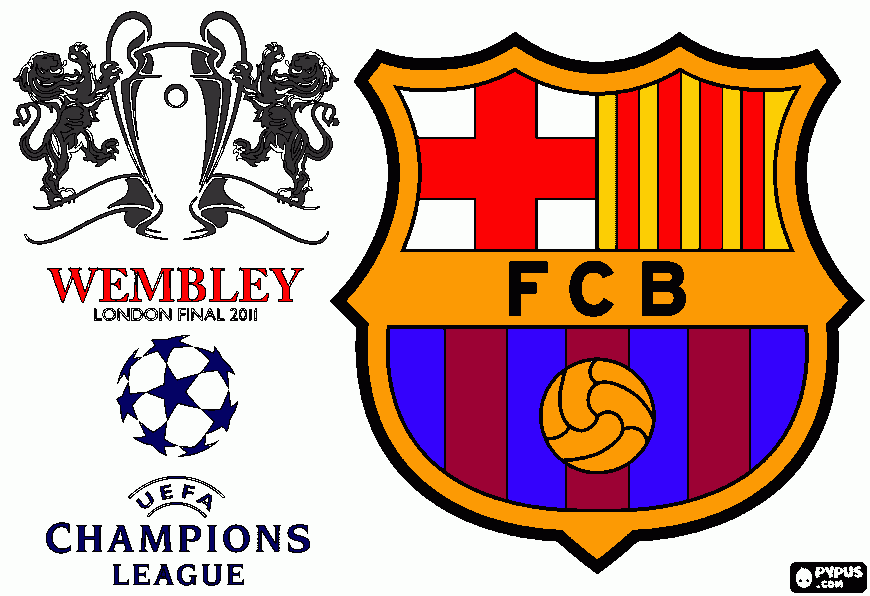 el barcelona coloring page