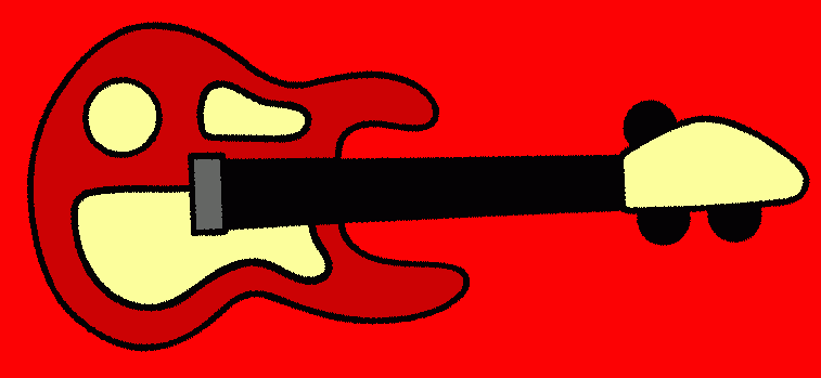 electric guitar coloring page