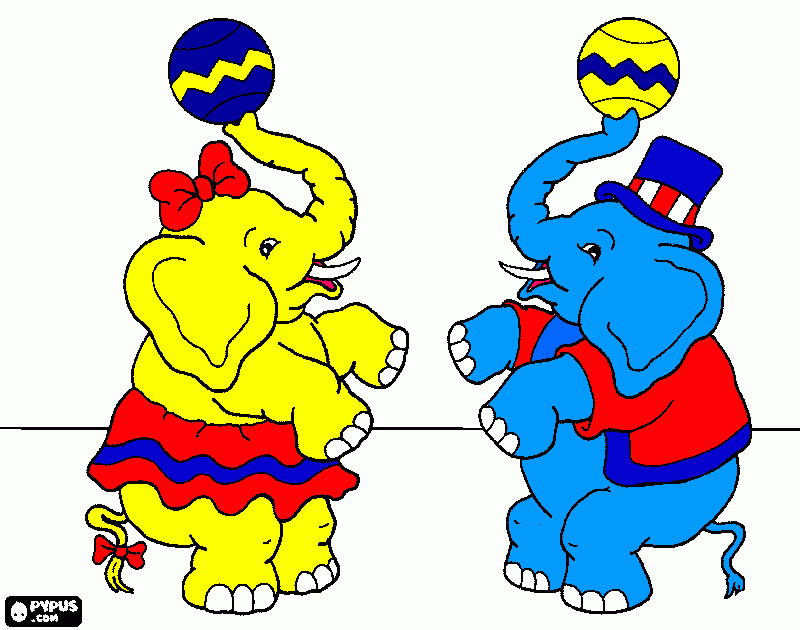 elefante coloring page