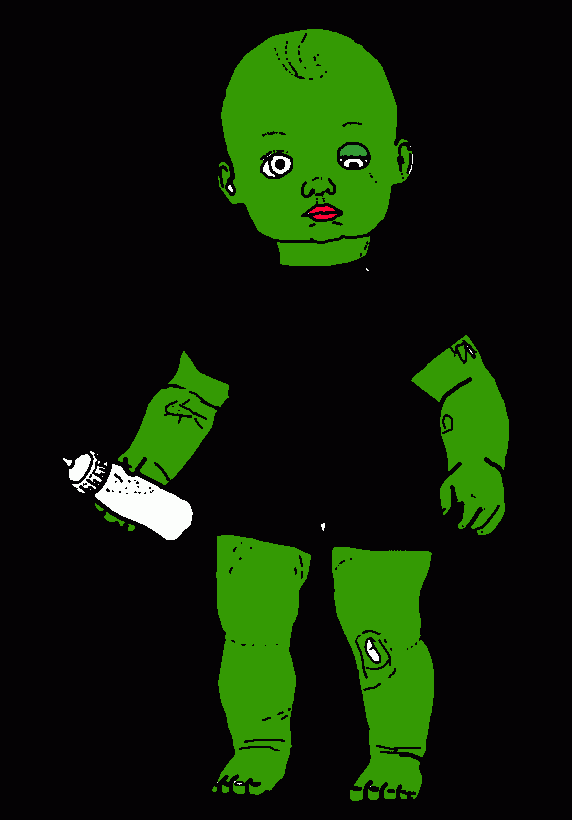 Elphaba Baby coloring page