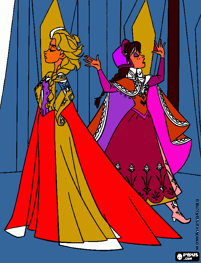 Elsa Ausmalbild coloring page