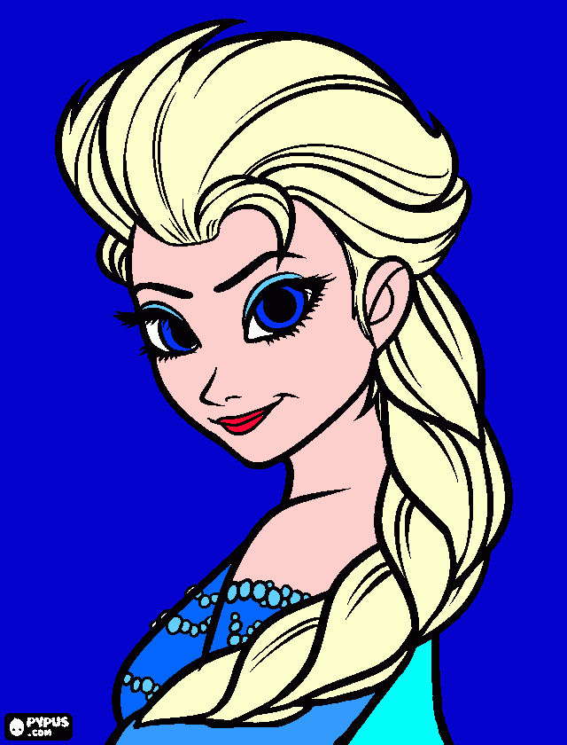elza coloring page