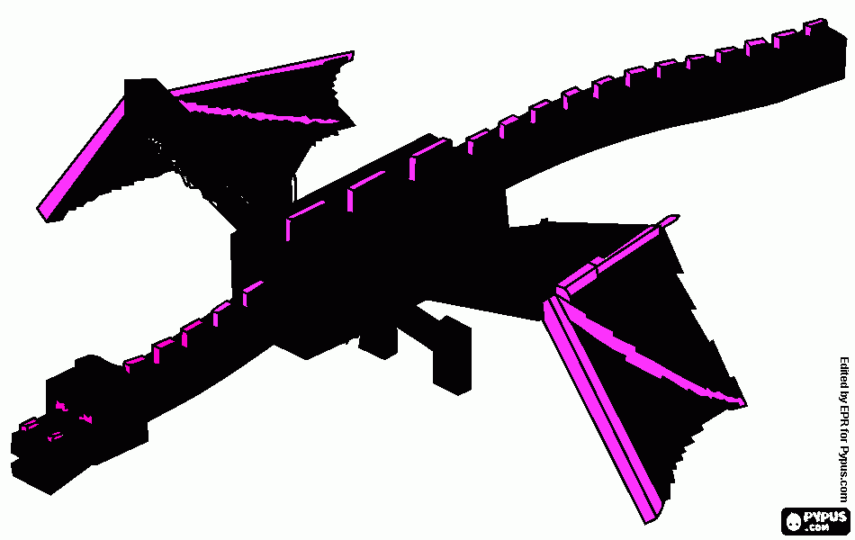 enderdragon coloring page