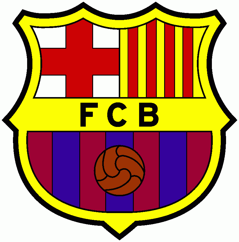 escudo del barça coloring page