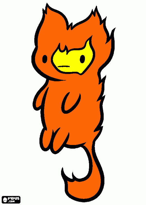falme girl coloring page