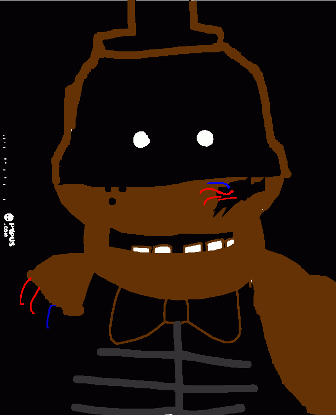 faz bear coloring page