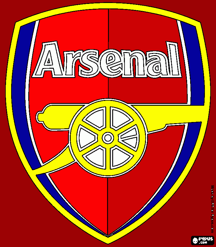 F.C Arsenal coloring page