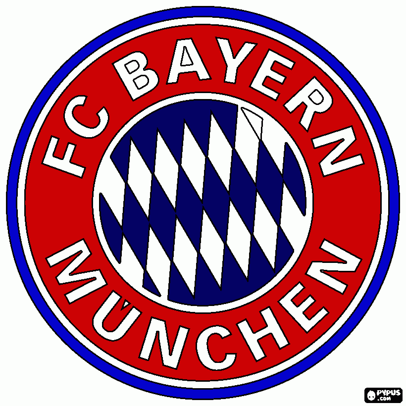 FC BAYERN coloring page