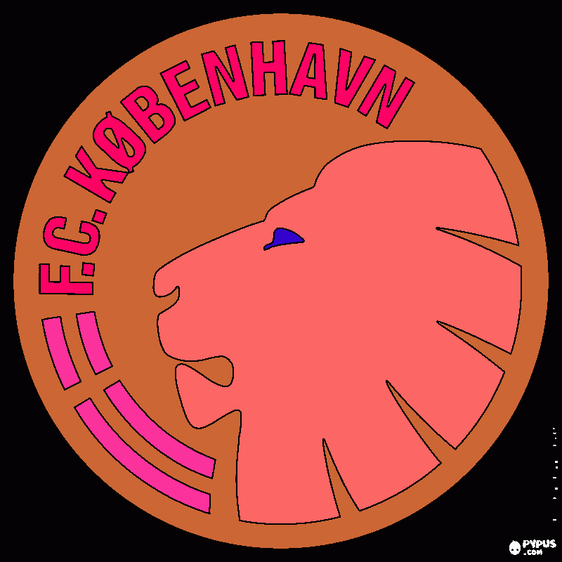 F.C Kobenhavn coloring page