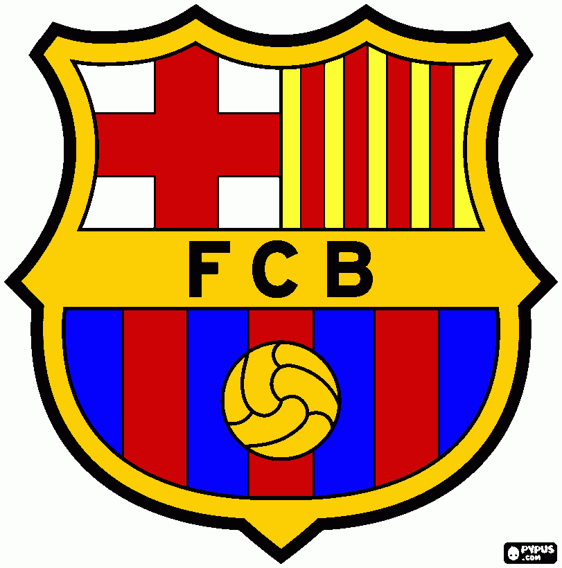 fcb logo coloring page