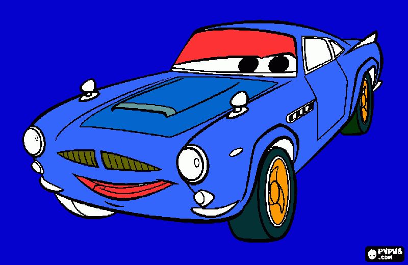 Finn McMissile coloring page