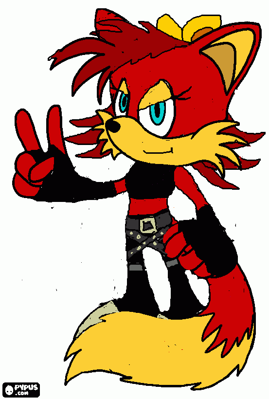 fiona fox 2 coloring page