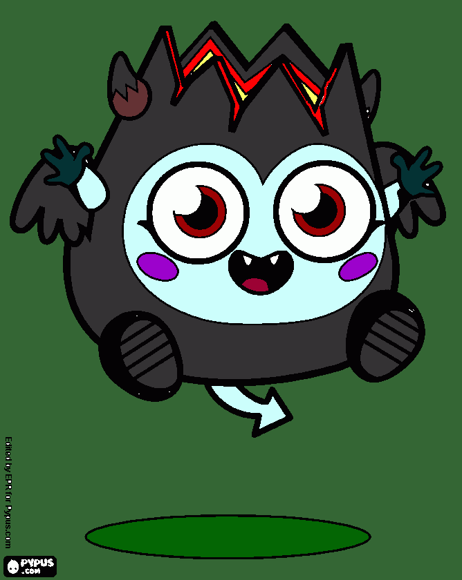 fizzbangs diavlo coloring page