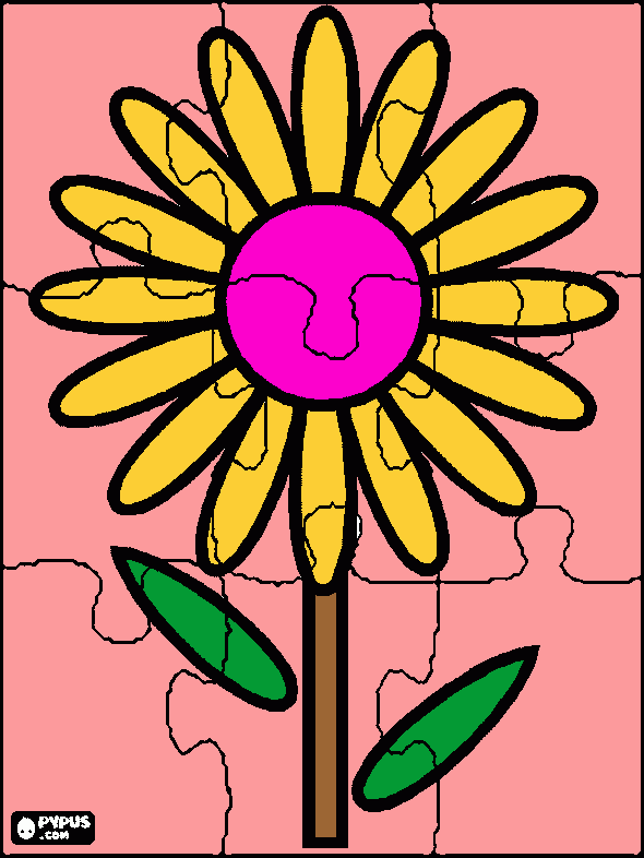 flower coloring page