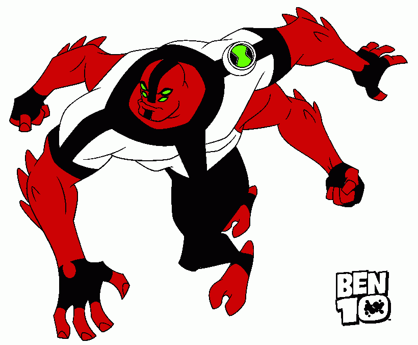 fourarms coloring page
