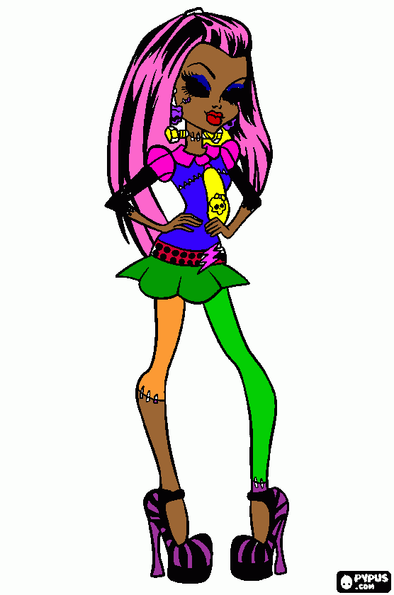 Frankie stien coloring page