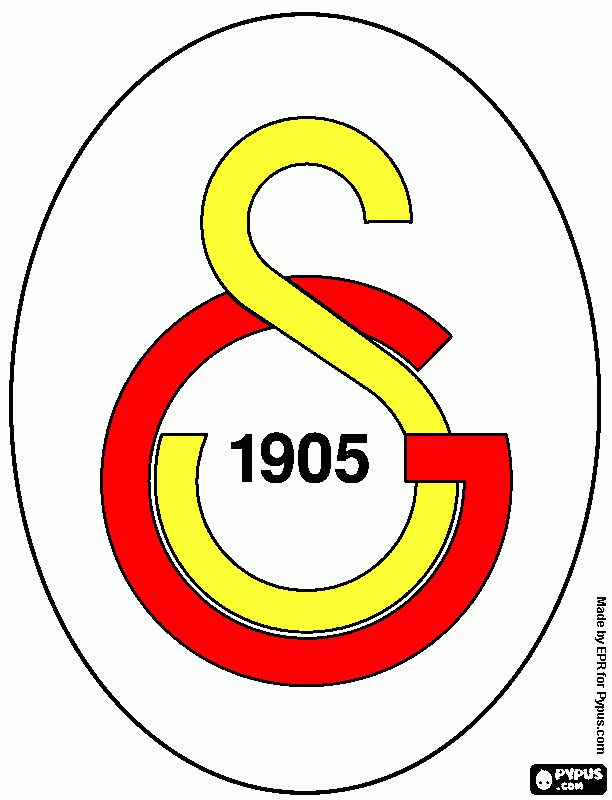 galatasaray sk coloring page