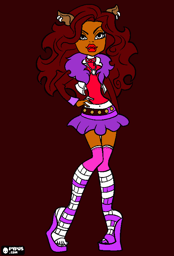 Galdy coloring page