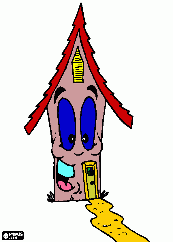 Gemmas house coloring page