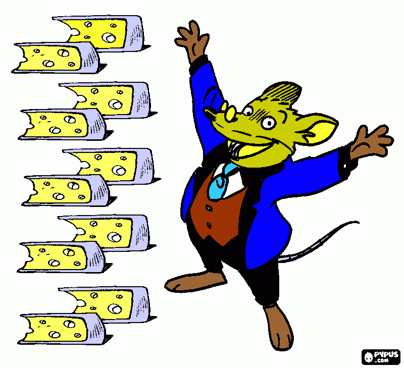 geronimo coloring page