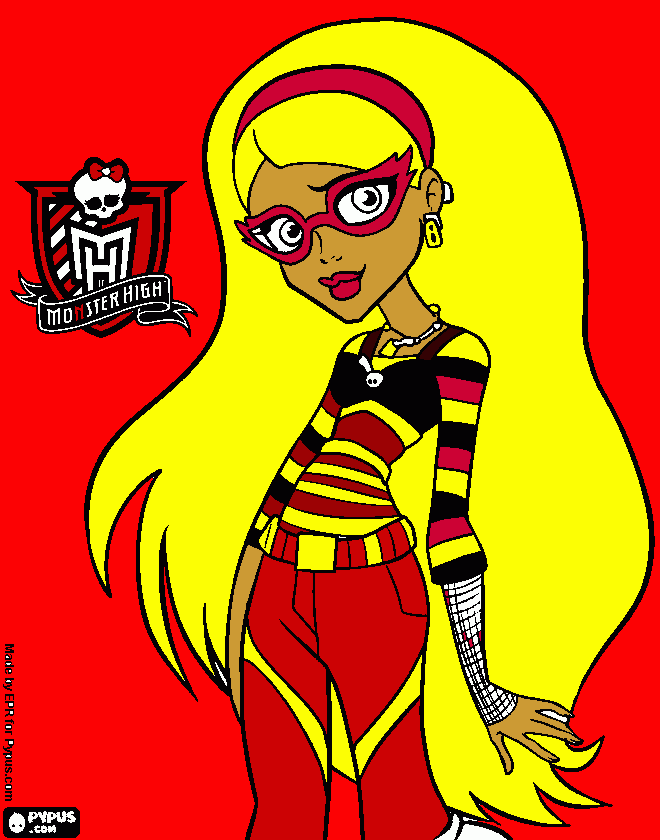 Ghoulia Yelps coloring page