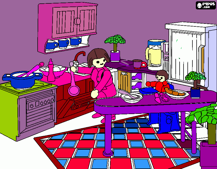 Glory's Kitchen coloring page
