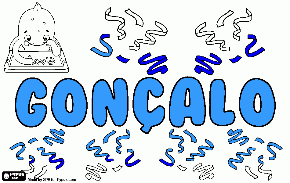 Gonçalo coloring page