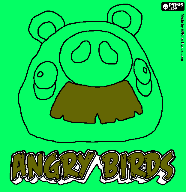 grampa pig coloring page