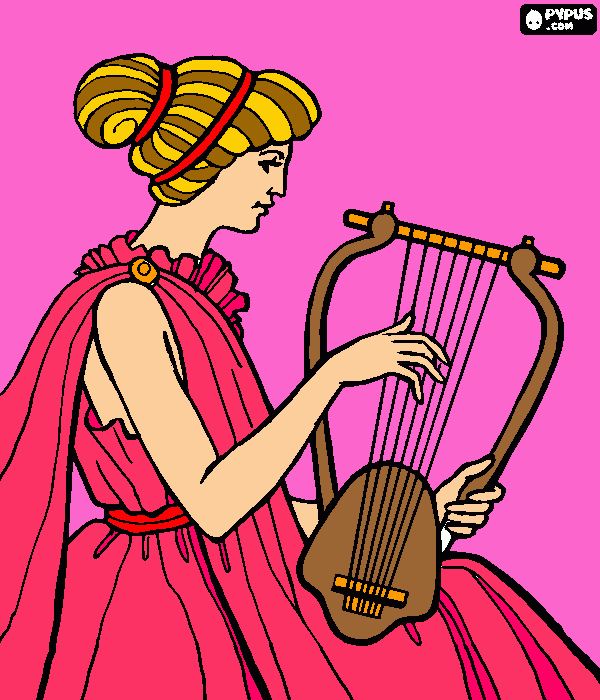greece picture of aphrodite coloring page